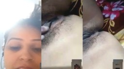 Sexy Latika Bhabhi Shows Pussy On VC