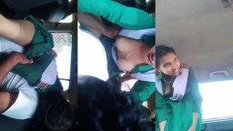 College Girl First Time Sex in car