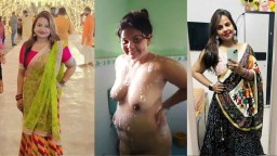 Sexy Beautiful Desi bhabhi Richa Recorded Full NUDE with Face by husband