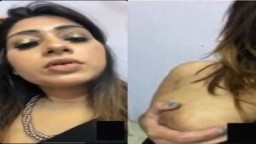 Delhi high class girl boob show video call