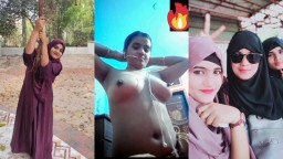 Hijabi Babe Showing Nude Boobs